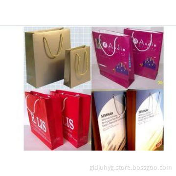 Matt Lamination C2s Paper Packaging Hand Bags, Offset Print